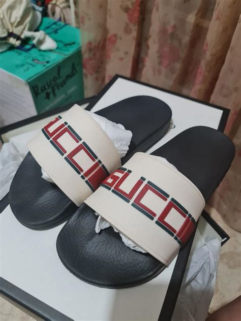 real gucci slides shoes|authentic Gucci slides.